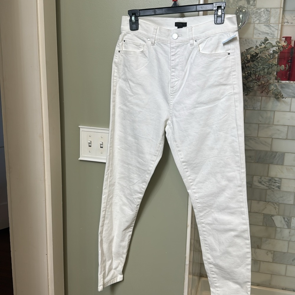 Ann Taylor Factory White Jeans Size 4 new with tags
